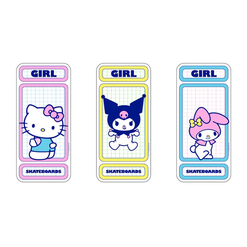 Girl Hello Kitty Rainbow Decal 3-Pack