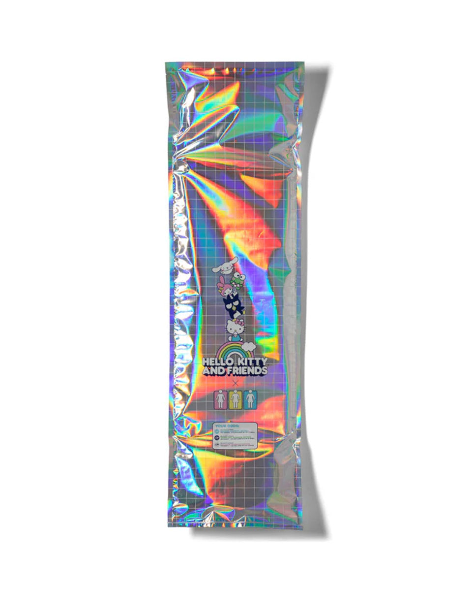 Girl Geering Hello Kitty Rainbow Deck