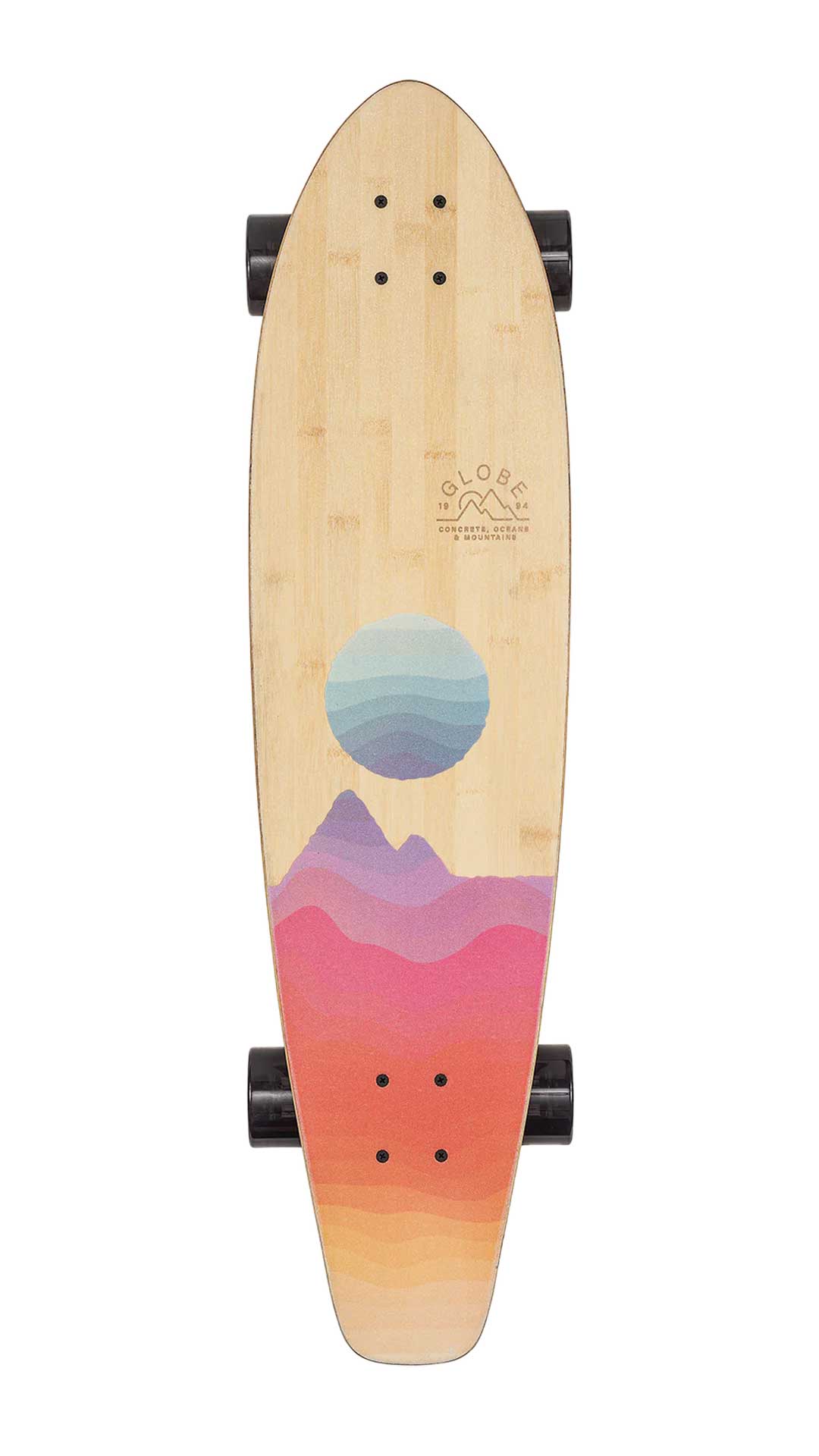 Globe Arcadia Bamboo/Mountains Longboard 36"