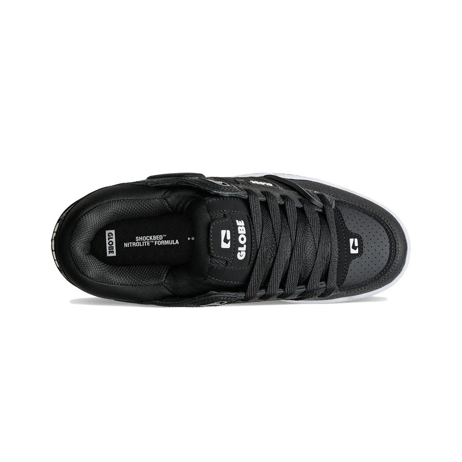Globe Fusion Shoe Black/White/Gum