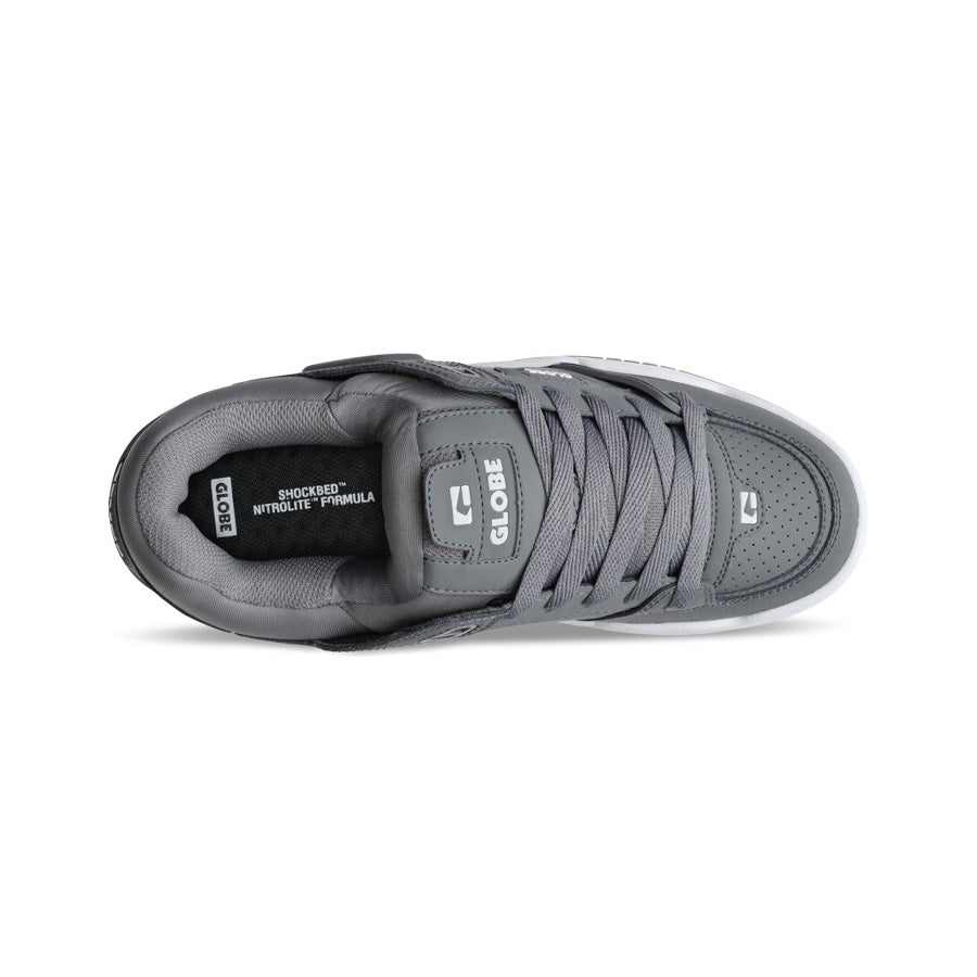 Globe Fusion Shoe Charcoal/White
