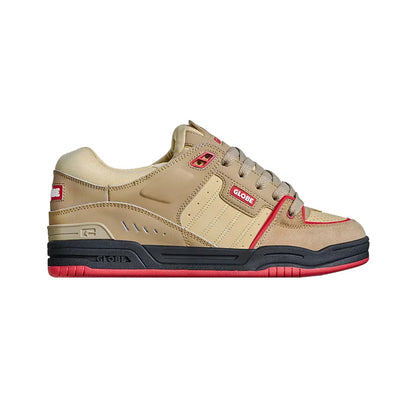 Globe Fusion Shoe Khaki/Red
