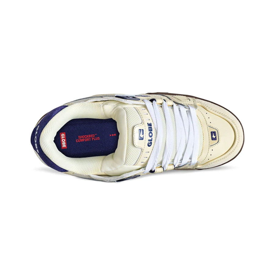 Globe Sabre Shoe Antique White/Blue