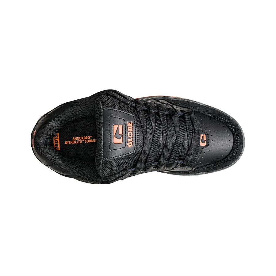 Globe Tilt Shoe Black/Orange