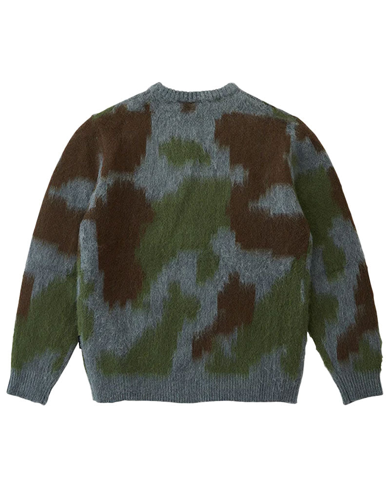 Gramicci Jungle Mohair Crewneck Sweater Digi Camo