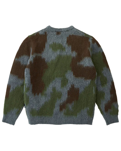 Gramicci Jungle Mohair Crewneck Sweater Digi Camo