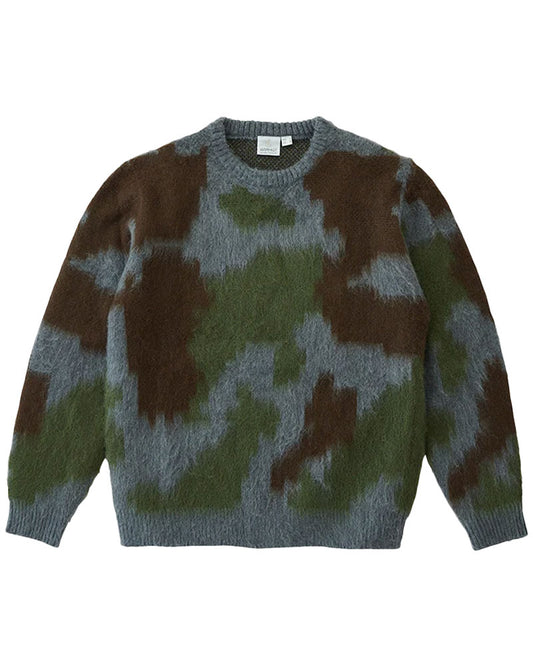 Gramicci Jungle Mohair Crewneck Sweater Digi Camo