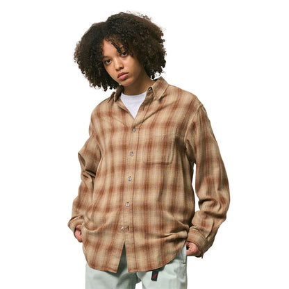 Gramicci Piled Flannel Shirt Sand