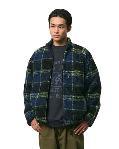 Gramicci Reversible Sherpa Plaid Jacket Plaid/Black