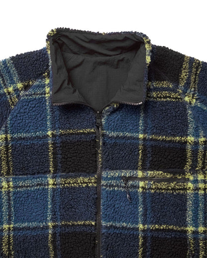 Gramicci Reversible Sherpa Plaid Jacket Plaid/Black