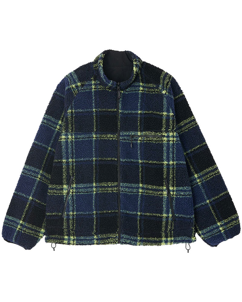 Gramicci Reversible Sherpa Plaid Jacket Plaid/Black