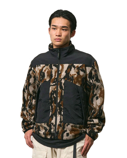 Gramicci Thermal Fleece Jacket Bark Camo