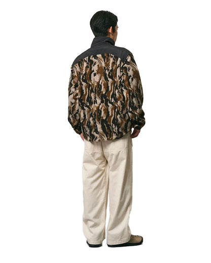 Gramicci Thermal Fleece Jacket Bark Camo