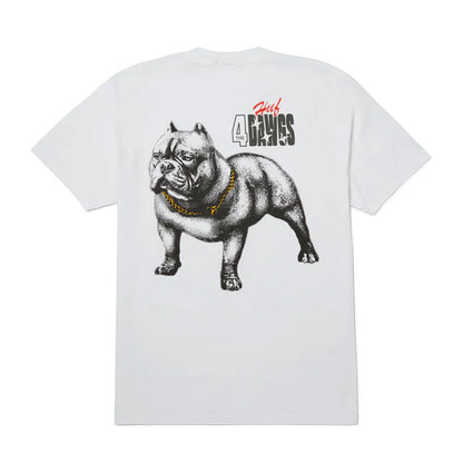 HUF 4 The Dawgs Short Sleeve T-Shirt White