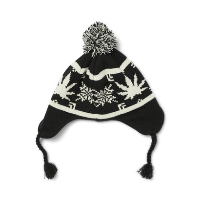 HUF Arctic Plantlife Braided Beanie Black