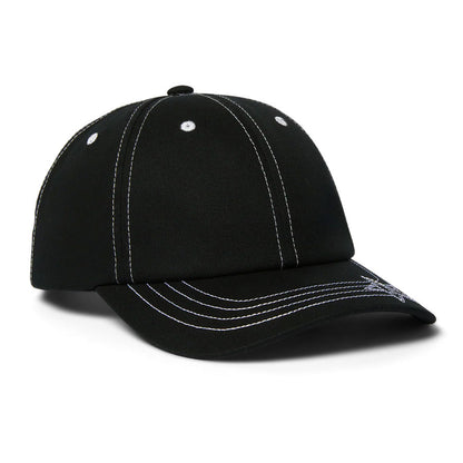 HUF Contrast H Star Snapback Black