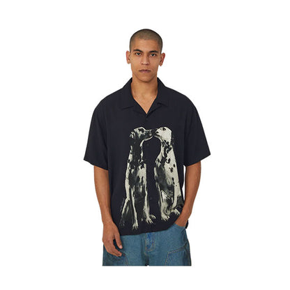 HUF Dogged Resort Shirt Black