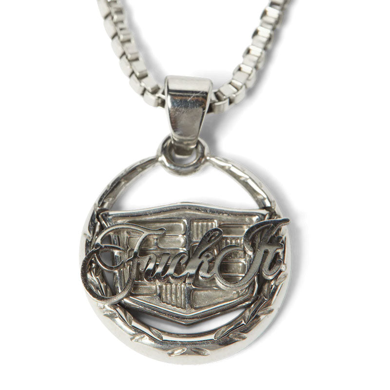 HUF Emblem Pendant Silver