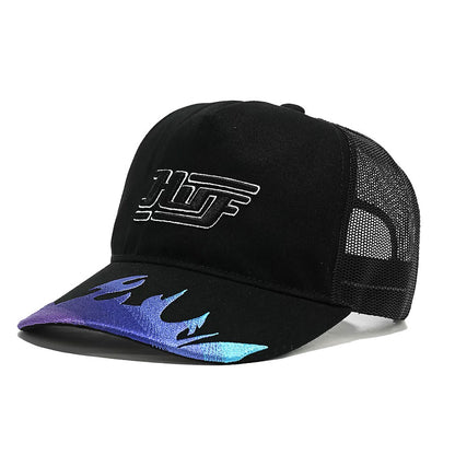 HUF Exhaust Trucker Hat Black