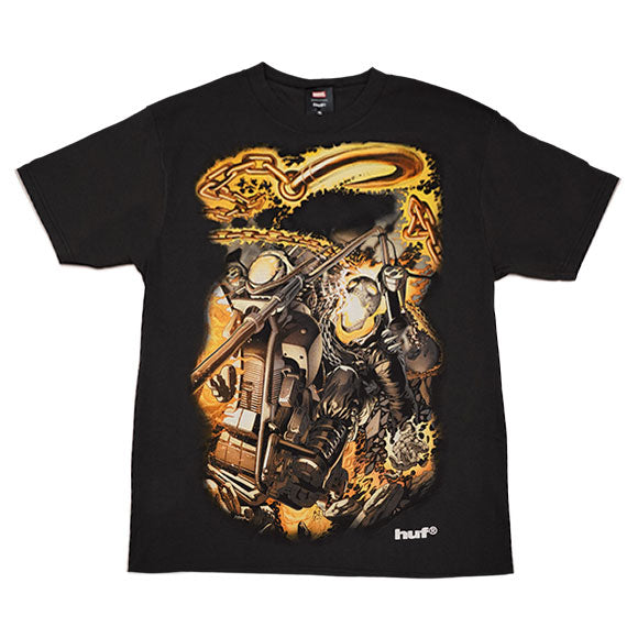 HUF Ghost Rider Vengeance T-Shirt Washed Black