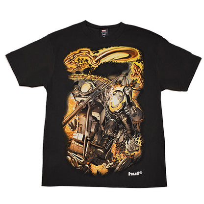 HUF Ghost Rider Vengeance T-Shirt Washed Black