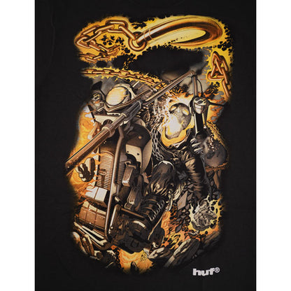 HUF Ghost Rider Vengeance T-Shirt Washed Black