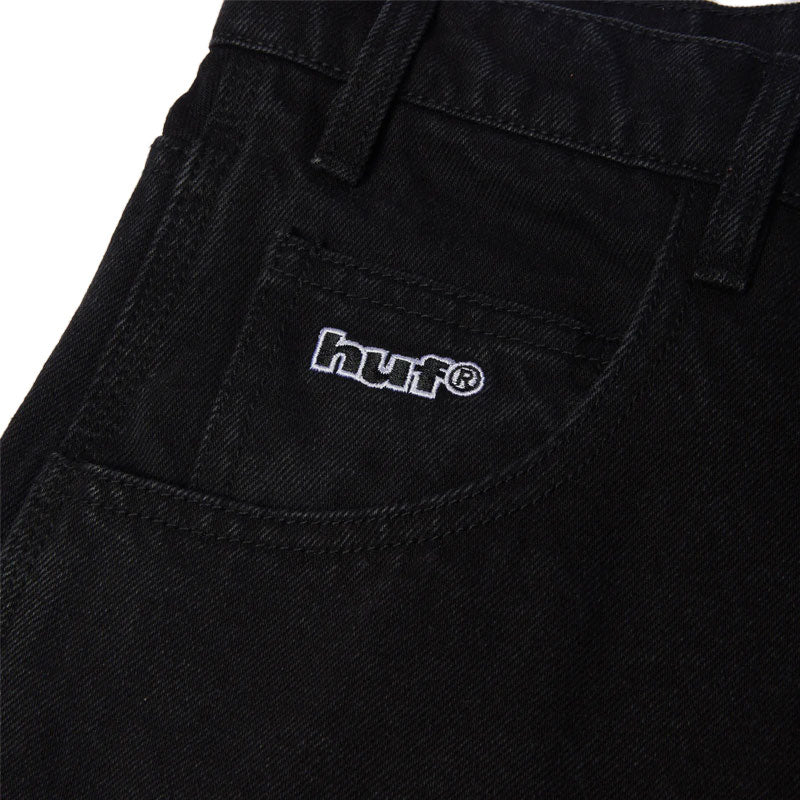 HUF Kinda Loose Double Knee Short Faded Black