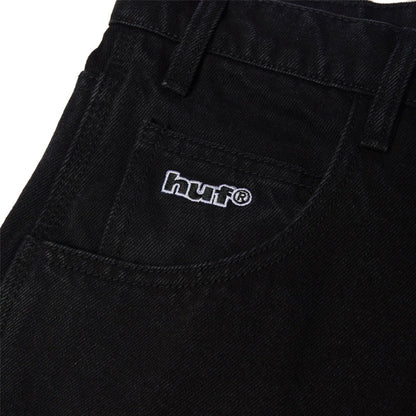 HUF Kinda Loose Double Knee Short Faded Black