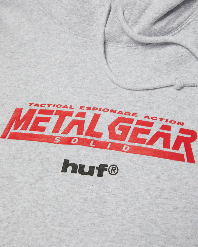 HUF Metal Gear Solid MGS1 Hoodie Heather Grey