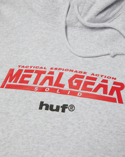 HUF Metal Gear Solid MGS1 Hoodie Heather Grey