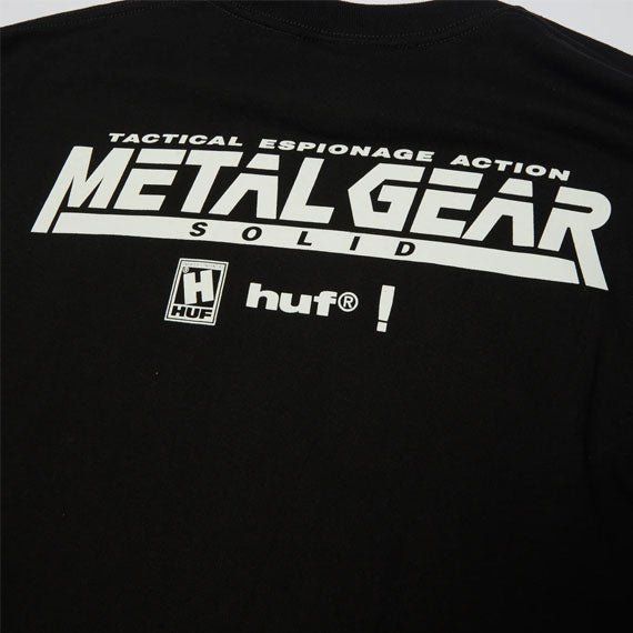HUF Metal Gear Solid MGS1 T-Shirt Black