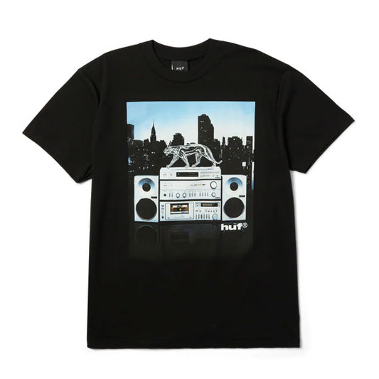 HUF Midnight Radio T-Shirt Black