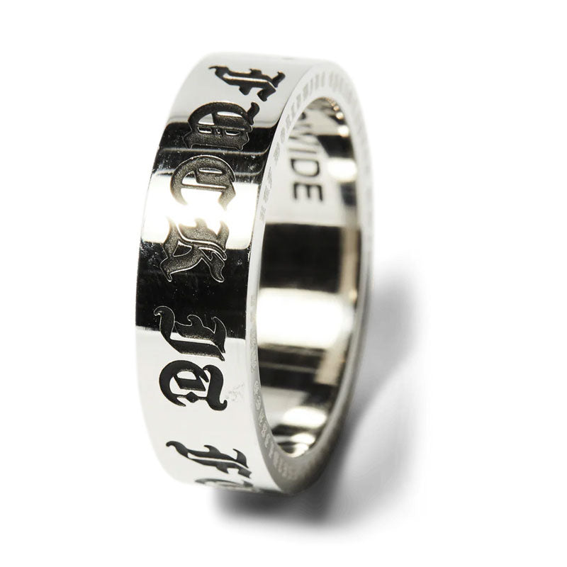 HUF Old E Ring Silver