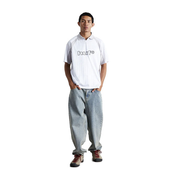 HUF Sideline Soccer Jersey White