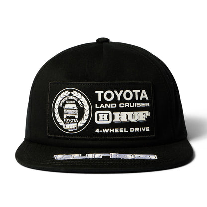 HUF Toyota Land Cruiser Rally Snapback Black