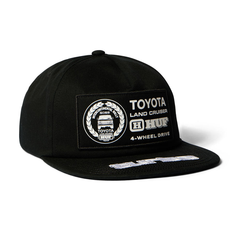 HUF Toyota Land Cruiser Rally Snapback Black