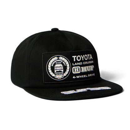 HUF Toyota Land Cruiser Rally Snapback Black