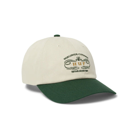 HUF Worldwide Clothiers 6-Panel CV Hat Forest Green
