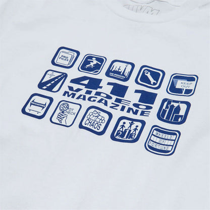 Heritage 411 Icons T-Shirt White