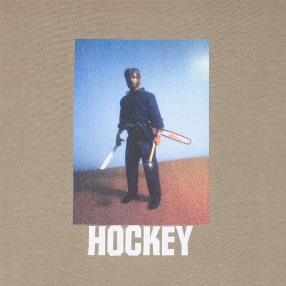 Hockey Weapon Man T-Shirt Khaki
