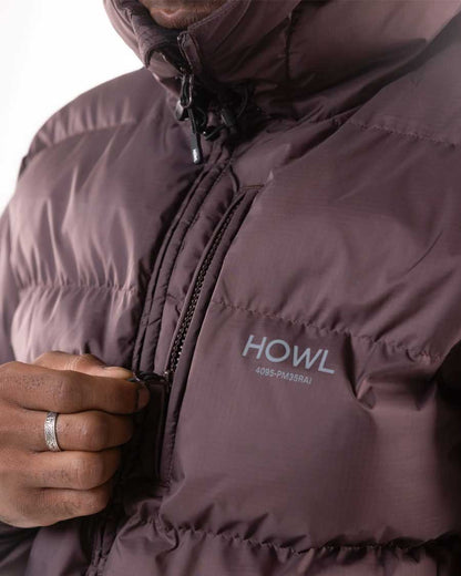 Howl Men's Puffy Jacket Raisin 2026