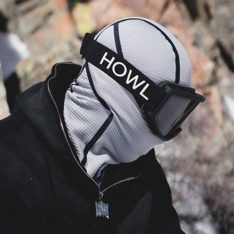 Howl Taped Facemask Cool Grey 2026