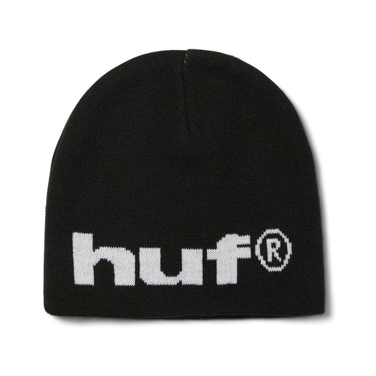 Huf 89 Skull Beanie Black/White