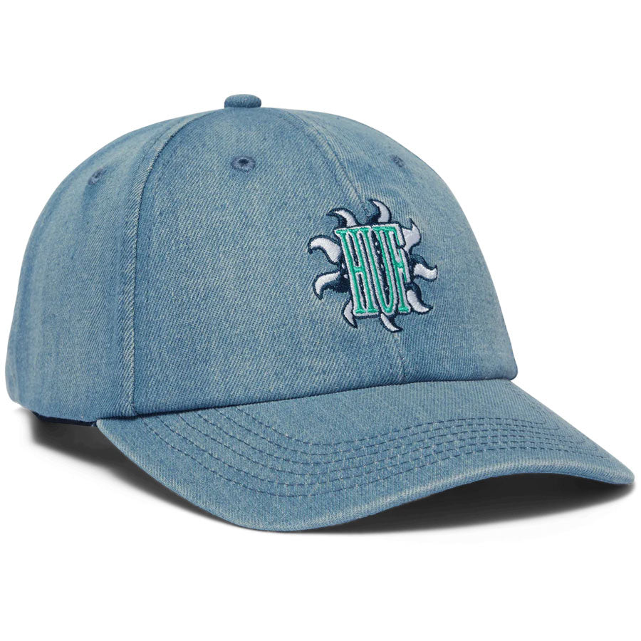 Huf Apollo Denim 6 Panel Cap - Light Blue