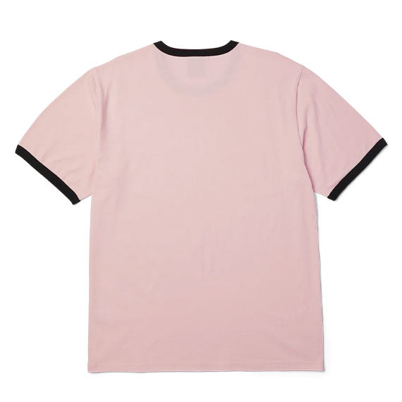 Huf Cherries Ringer T-Shirt Dusty Pink