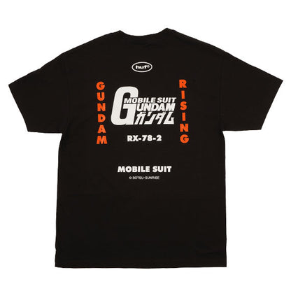 Huf Gundam Rising T-Shirt - Black