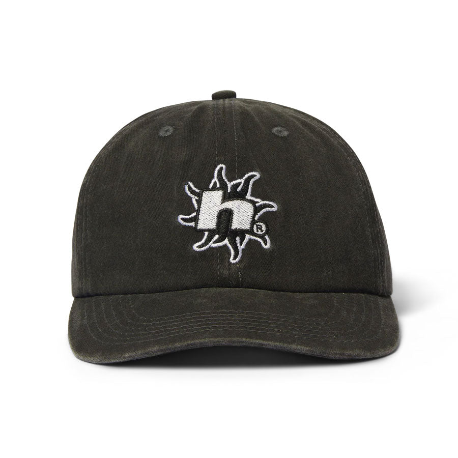Huf Sol Denim 6 Panel CV Washed Hat Washed Black