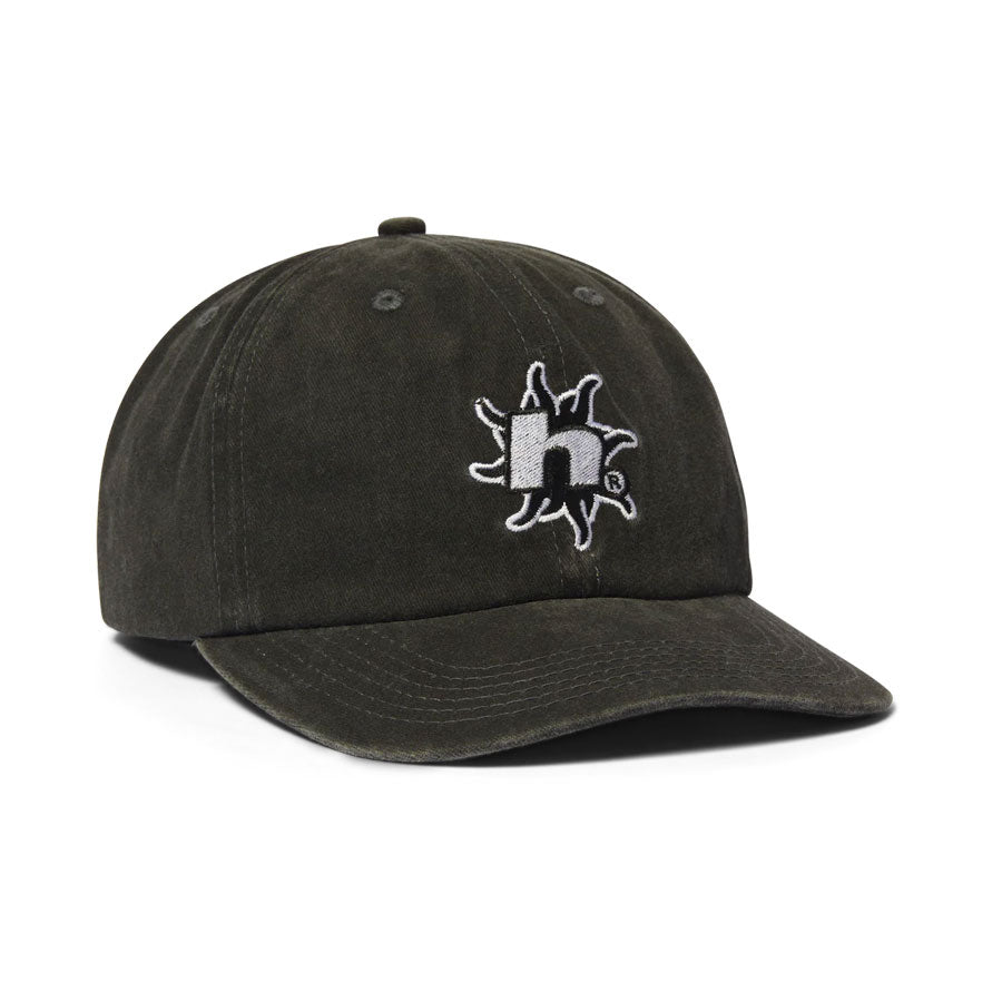 Huf Sol Denim 6 Panel CV Washed Hat Washed Black