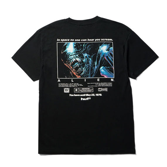 Huf x Alien Scream T-Shirt Black