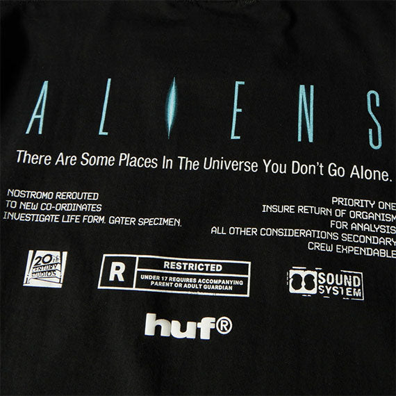 Huf x Alien Xenomorph T-Shirt Black